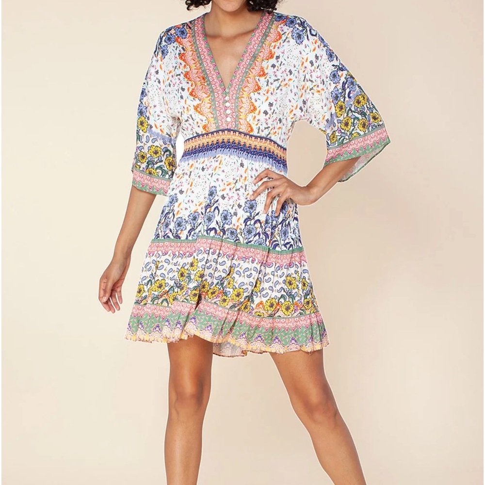 🆕 Hale Bob Fern Mini Dress XL